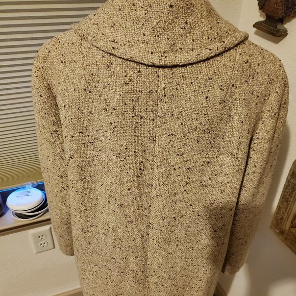 Vintage wool tweed carcoat - Picture 3 of 4